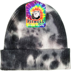 Pit Bull PB266 Tie Dye Cuffed Knit Beanie - 