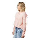 Independent Trading Co AFX64CRP Women's Lightweight Crop Hooded Sweatshirt