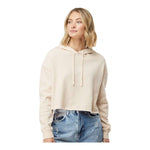 Independent Trading Co AFX64CRP Women's Lightweight Crop Hooded Sweatshirt