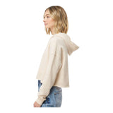 Independent Trading Co AFX64CRP Women's Lightweight Crop Hooded Sweatshirt