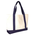 Nissun Ramie/Cotton Canvas Shopping Tote BSPC