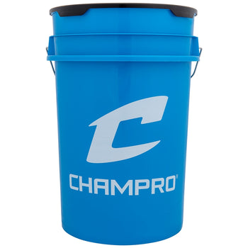 Champro BUCKETOB Optic Blue Bucket with Lid – 6 Gallon