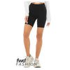 BELLA+CANVAS 0814 Fashion Women's High Waist Biker Shorts
