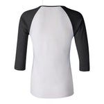 BELLA+CANVAS 2000 Women’s 1x1 Baby Rib Raglan Three-Quarter Sleeve Tee