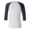 BELLA+CANVAS 2000 Women’s 1x1 Baby Rib Raglan Three-Quarter Sleeve Tee