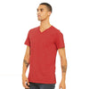 BELLA+CANVAS 3005CVC Heather CVC V-Neck Tee