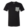 BELLA+CANVAS 3021 Jersey Pocket Tee