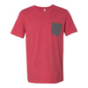 BELLA+CANVAS 3021 Jersey Pocket Tee