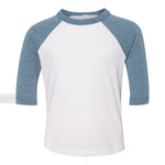 BELLA+CANVAS 3200T Toddler Three-Quarter Sleeve Baseball Tee