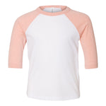 BELLA+CANVAS 3200T Toddler Three-Quarter Sleeve Baseball Tee