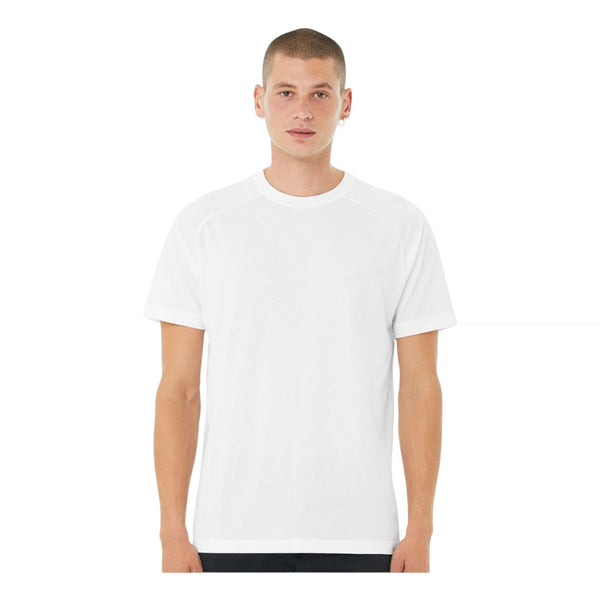 BELLA+CANVAS 3201 Heather CVC Raglan Tee