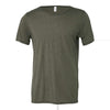 BELLA+CANVAS 3414 Unisex FWD Fashion Triblend Raw Neck Tee