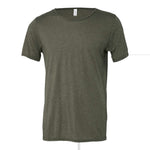 BELLA+CANVAS 3414 Unisex FWD Fashion Triblend Raw Neck Tee