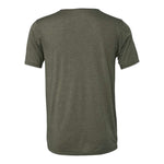 BELLA+CANVAS 3414 Unisex FWD Fashion Triblend Raw Neck Tee