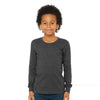 BELLA+CANVAS 3501YCVC Youth Heather CVC Long Sleeve Tee