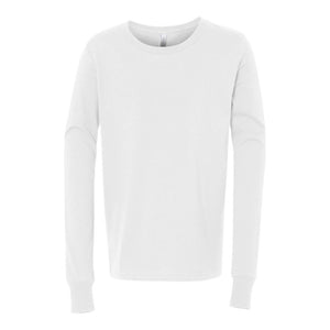 BELLA+CANVAS 3501Y Youth Jersey Long Sleeve Tee - 