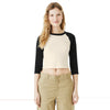 BELLA+CANVAS 1200 Women’s Micro Rib 3/4 Raglan Baby Tee
