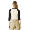 BELLA+CANVAS 1200 Women’s Micro Rib 3/4 Raglan Baby Tee