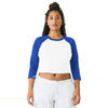 BELLA+CANVAS 1200 Women’s Micro Rib 3/4 Raglan Baby Tee