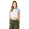 BELLA+CANVAS 1201 Women’s Micro Rib Raglan Baby Tee