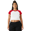 BELLA+CANVAS 1201 Women’s Micro Rib Raglan Baby Tee