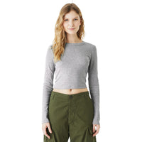 BELLA+CANVAS 1501 Women's Micro Rib Long Sleeve Baby