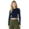 BELLA+CANVAS 1501 Women's Micro Rib Long Sleeve Baby