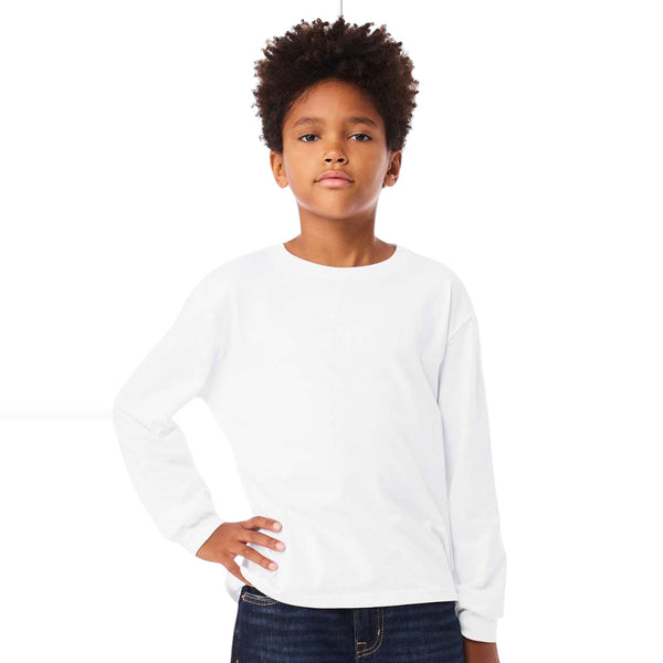 BELLA+CANVAS 3511Y Youth 6oz. Heavyweight Long Sleeve Tee