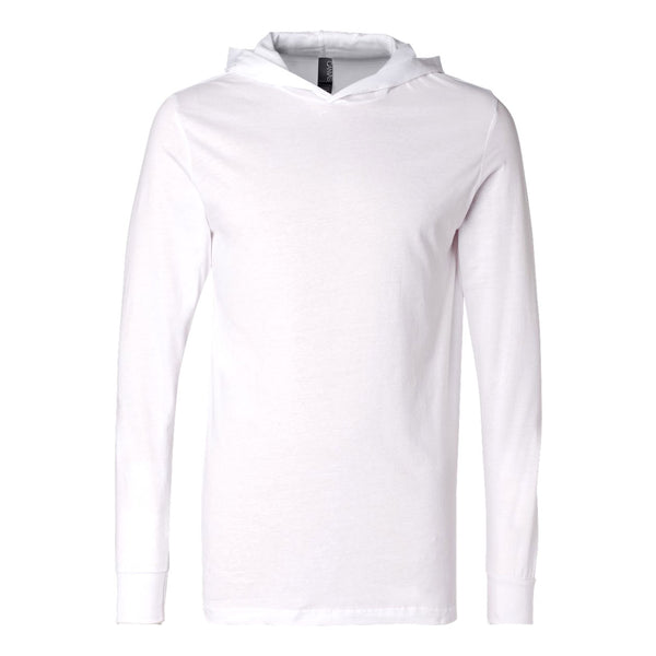 BELLA+CANVAS 3512 Unisex Jersey Hooded Long Sleeve Tee