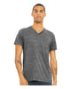 BELLA+CANVAS 3655 Unisex Textured Jersey V-Neck Tee