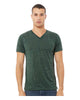 BELLA+CANVAS 3655 Unisex Textured Jersey V-Neck Tee
