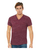 BELLA+CANVAS 3655 Unisex Textured Jersey V-Neck Tee
