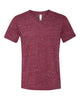BELLA+CANVAS 3655 Unisex Textured Jersey V-Neck Tee
