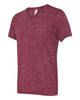 BELLA+CANVAS 3655 Unisex Textured Jersey V-Neck Tee