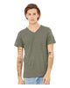 BELLA+CANVAS 3655 Unisex Textured Jersey V-Neck Tee