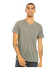 BELLA+CANVAS 3655 Unisex Textured Jersey V-Neck Tee