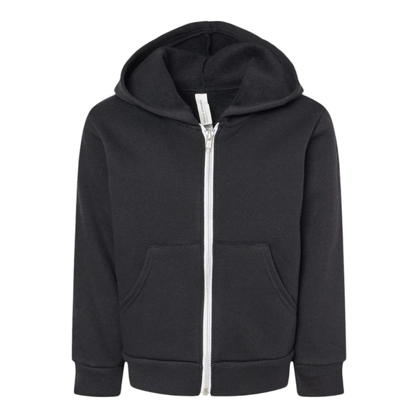 BELLA+CANVAS 3739T Toddler Sponge Fleece Full-Zip Hoodie