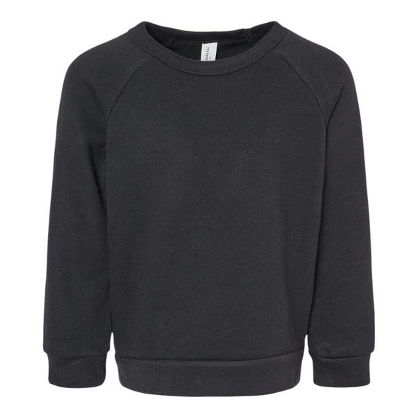 BELLA+CANVAS 3901T Toddler Sponge Fleece Raglan Sweatshirt