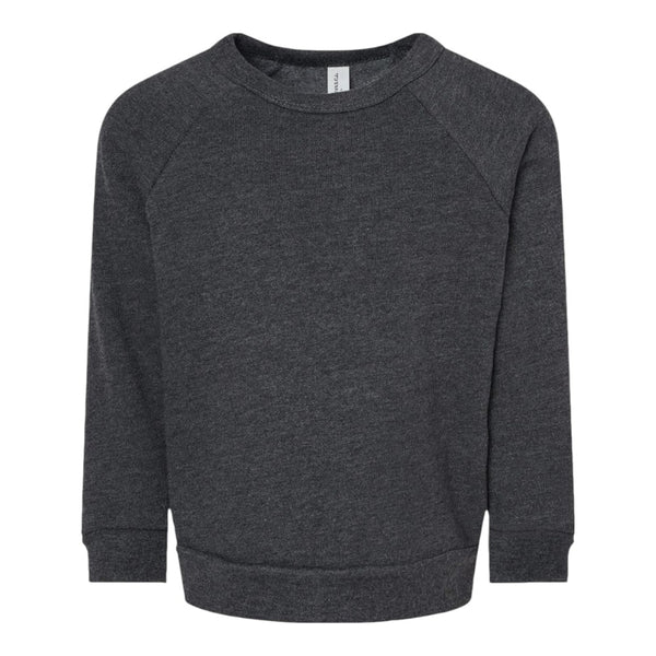 BELLA+CANVAS 3901T Toddler Sponge Fleece Raglan Sweatshirt