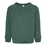 BELLA+CANVAS 3901T Toddler Sponge Fleece Raglan Sweatshirt