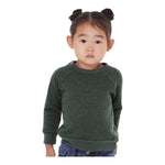BELLA+CANVAS 3901T Toddler Sponge Fleece Raglan Sweatshirt