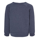 BELLA+CANVAS 3901T Toddler Sponge Fleece Raglan Sweatshirt