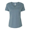 BELLA + CANVAS 6405CVC Women's Relaxed Heather CVC V-Neck Tee