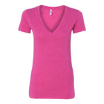 BELLA + CANVAS 8435 Women's Triblend Deep V-Neck Tee