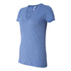 BELLA + CANVAS 8435 Women's Triblend Deep V-Neck Tee
