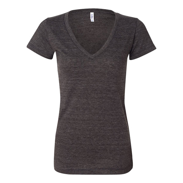 BELLA + CANVAS 8435 Women's Triblend Deep V-Neck Tee
