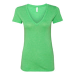 BELLA + CANVAS 8435 Women's Triblend Deep V-Neck Tee