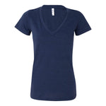 BELLA + CANVAS 8435 Women's Triblend Deep V-Neck Tee