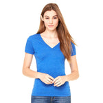 BELLA + CANVAS 8435 Women's Triblend Deep V-Neck Tee