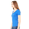 BELLA + CANVAS 8435 Women's Triblend Deep V-Neck Tee